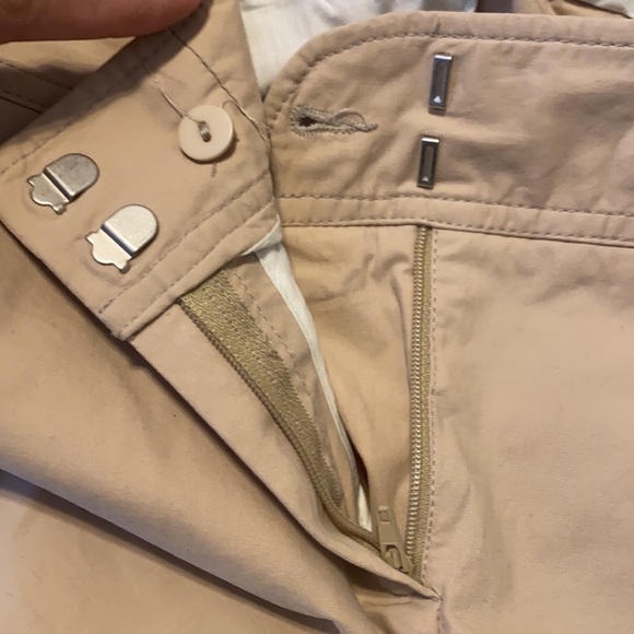 Theory Khaki Dress Pants Trousers Flare Tan Sz 4 - Picture 8 of 9
